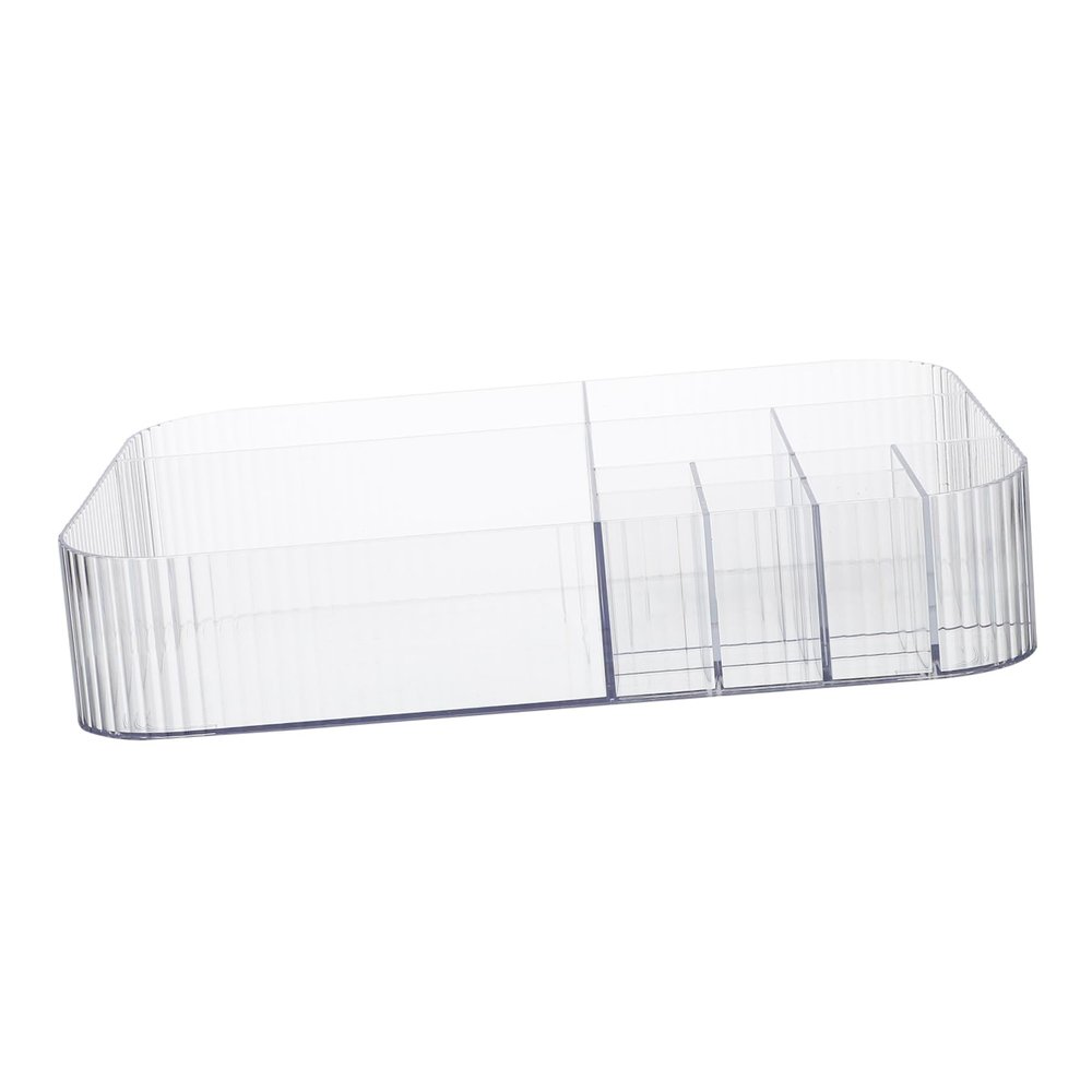 Angoily Cosmetic Storage Box Makeup Organizer Lipstick Holder Table Organizer Plastic Large Capacity for Cosmetics