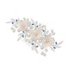 Angoily Fashion Bridal Hair Comb Flower Design Elegant Wedding Headdress for Bride Special Occasion Hair Accessory for Parties and Anniversaries Unique Photo Prop view 1