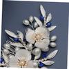Angoily Fashion Bridal Hair Comb Flower Design Elegant Wedding Headdress for Bride Special Occasion Hair Accessory for Parties and Anniversaries Unique Photo Prop view 4