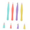 Didiseaon 4pcs Stainless Steel Brow Clips for Women Eyebrow Tweezers Suit for Makeup Clamps and Eyebrow Grooming Tools view 4