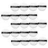 Angoily 20pcs Velour Makeup Puff Soft Fluffy Powder Puff for Loose Powder Foundation and Blusher Comfortable Cosmetic Tool for Women and Girls for Daily Use view 1