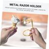 DOITOOL Holder Stand Brush Rack Metal Shaving Brush Holder Organize Your Shaving Tools for Home view 3