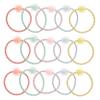 Angoily 20pcs Elastic Hair Ties for Girls Small Ponytail Holders Hair Bands Set Decorative Charms view 1
