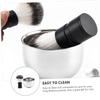 Didiseaon 2pcs Stainless Steel Beard Shaving Set Durable Metal Soap Bowl Brush for Men Grooming Tool for and Lathering Experience view 4