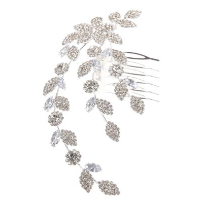 Angoily Hairstyles Hair Decorations for Women Bride Hair Pin Dress for Wedding Guest Women Bride to Me Costume Rave Robe Hair Clips Hair Styling Comb Pink Bridal Side Hair Comb Party Alloy
