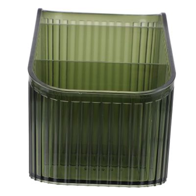 Angoily Makeup Storage Box Acrylic Pen Holder Plastic Containers Makeup Vanity Organizer Makeup Containers Makeup Brush Pen Organizer Skin Care Products The Pet Office Pencil