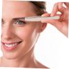 Didiseaon 4pcs Mini Stainless Steel Eyebrow Tweezers Set Precision Brow Clips for Eyebrow Shaping Lightweight Beauty Tools for Home Use for Women and Men view 3