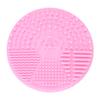 Didiseaon Silicone Scrub Pad for Cleaning Makeup Brushes and Sponges 3.93 X 3.93 Inch Pink Cleaning Tool view 1