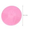Didiseaon Silicone Scrub Pad for Cleaning Makeup Brushes and Sponges 3.93 X 3.93 Inch Pink Cleaning Tool view 4