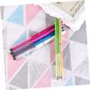 POPETPOP Professional Makeup Eyelash Brush Set 6pcs Spiral Rhinestone Mascara Wands Lash Applicator Portable for Salon Home Use view 2