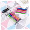 POPETPOP Professional Makeup Eyelash Brush Set 6pcs Spiral Rhinestone Mascara Wands Lash Applicator Portable for Salon Home Use view 4