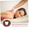 Angoily Silicone Headrest Pillow Face Down Massage Pillow Spa Beauty Salon Silicone Massage Face Relax view 2