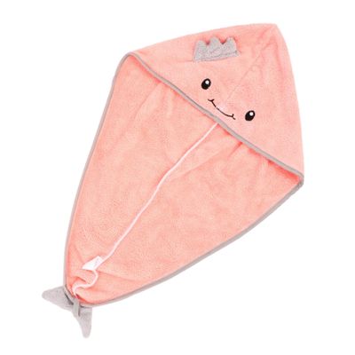 Angoily Absorbent Coral Fleece Hair Drying Cap for Women Thick Water-Resistant Towel Hat Reduces Frizz Drying for Curly Hair Quick After Shower
