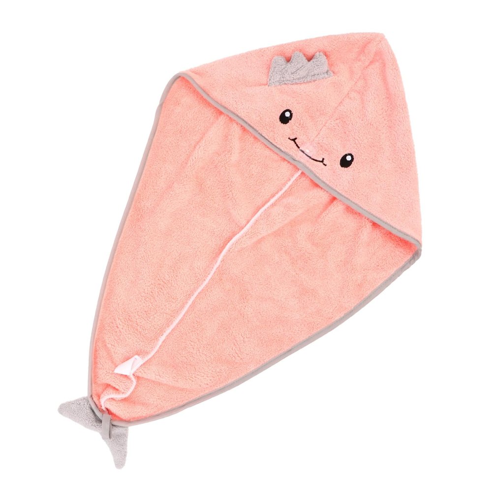 Angoily Absorbent Coral Fleece Hair Drying Cap for Women Thick Water-Resistant Towel Hat Reduces Frizz Drying for Curly Hair Quick After Shower