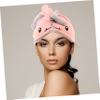 Angoily Absorbent Coral Fleece Hair Drying Cap for Women Thick Water-Resistant Towel Hat Reduces Frizz Drying for Curly Hair Quick After Shower view 3
