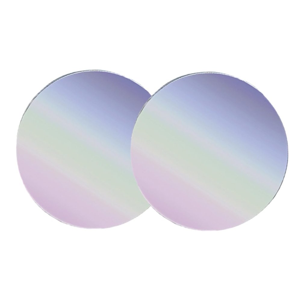 Angoily Ultra Thin Makeup Loose Powder Box Mirror Puff Leak Proof for Home Travel