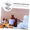 Angoily 6-bottle Essential Oil Storage Bag Felt Pouch for Travel Non-woven Fabric Holder view 3