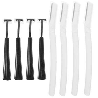 Beavorty 4sets Portable Eyebrow Shape Trimmer for Women Eyebrow Grooming for and Lightweight Design for Facial Hair Removal