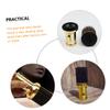 Angoily Broken Hair Brush for Barbers Neck Duster and Hair Cleaning Tool for Grooming for Salons and Personal Use Effortlessly Gold view 2