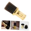 Angoily Broken Hair Brush for Barbers Neck Duster and Hair Cleaning Tool for Grooming for Salons and Personal Use Effortlessly Gold view 4