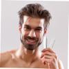 Angoily Foldable Manual Razor Blade Holder for Men Durable Shaver Blades Holder for Hair Beard and Eyebrow Grooming Lightweight Practical Design for Easy Use view 2