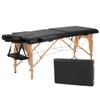 24/7 Shop at Home AM226M-NU418CL 83 Inch Modern Portable Massage Table with Adjustable Height, Lightweight and Foldable, Esthetician Bed for Beauty Salons, Bedroom, Black view 2