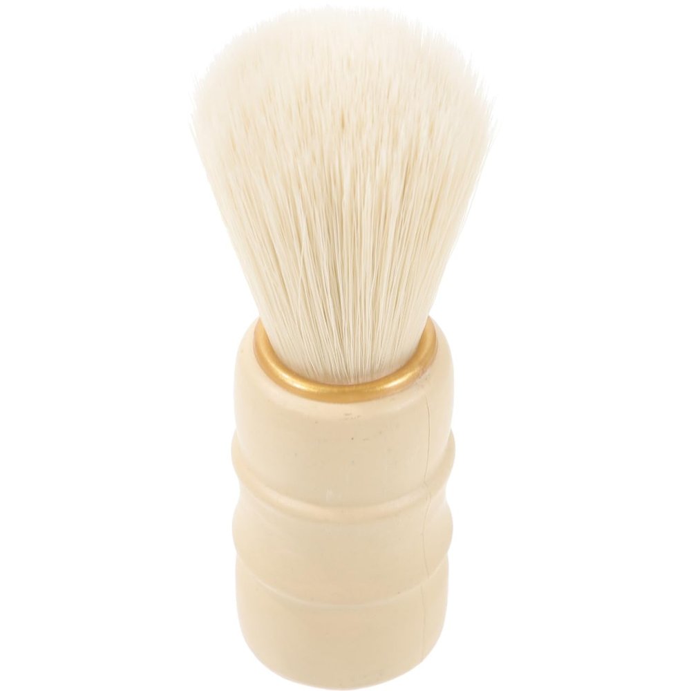 balacoo Men Shaving Brush with Soft Horse Hair Bristles 3.94 Inch Manual Barber Brush for Gentle Beard Shaving and Face Cleansing Hair Salon Grooming Tool