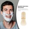 balacoo Men Shaving Brush with Soft Horse Hair Bristles 3.94 Inch Manual Barber Brush for Gentle Beard Shaving and Face Cleansing Hair Salon Grooming Tool view 4