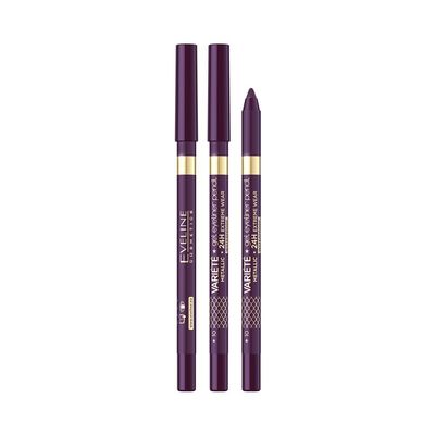 Eveline Cosmetics VARIETE GEL EYELINER PENCIL 10 AUBERGINE, white