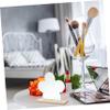 MERRYHAPY 1pc Flower-Shaped Cosmetic Mirror Portable Travel Makeup Mirror for Girls Cute Heart Design for Bedroom Vanity Use Chic Practical Desktop Accessory view 4
