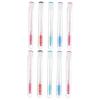 Angoily 10pcs Portable Eyelash Brush Mascara Wands for Makeup Application Lightweight and Easy to Store for Eyelash Extensions and Daily Use view 1