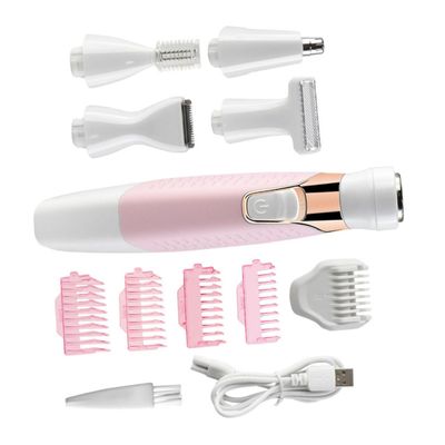 Beavorty Hair Cutter Multifunctional Shaver for Women Electric Eyebrow Trimmer Rechargeable Hair Remover Ergonomic Design for Easy Use