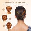 4pcs Hair Sticks Hair Chopsticks Chinese Tortoise Shell Hairpin Hair Clip Styling Pin Accessories for Women Hair Barrettes view 4
