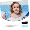 Angoily 2pcs Silicone Bath Scrubbers Gentle Exfoliating Body Shower Brushes Wear-Resistant Convenient for Sensitive Skin Black Blue view 3