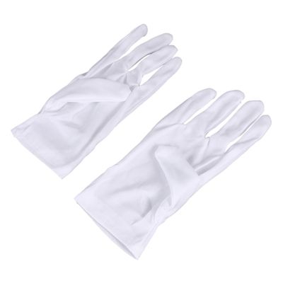 12pairs Elastic Polyester Protective Gloves for Jewelry Inspection and Household Tasks Durable Etiquette Gloves for Cleaning Gardening and Manual Work Easy to Clean and Reusable