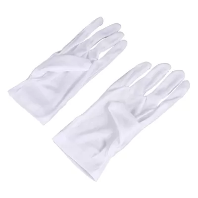12pairs Elastic Polyester Protective Gloves for Jewelry Inspection and Household Tasks Durable Etiquette Gloves for Cleaning Gardening and Manual Work Easy to Clean and Reusable