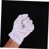 12pairs Elastic Polyester Protective Gloves for Jewelry Inspection and Household Tasks Durable Etiquette Gloves for Cleaning Gardening and Manual Work Easy to Clean and Reusable view 2