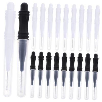 Didiseaon 60pcs Micro Eyebrow Brush Caps Brow Lamination Brush for Eyebrows Lori Compatible