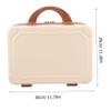 Housoutil Pastel Travel Box Suitcase Makeup Box for Women Mini Makeup Suitcase Storage Boxes for Makeup view 3