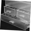 Angoily Dustproof Makeup Organizer Box Large Capacity Acrylic Desktop Storage Drawers view 4