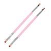 POPETPOP 2pcs Double-headed Nail Art Pen Set Versatile Gradient Nail Dye Brush for Home and Salon Use Lightweight and Durable Manicure Tool Pink view 1
