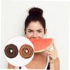 Angoily 2pcs Girls Wig Hair Donut Bun Maker Updo Hair Extension Rings Elastic Bands for Curly view 4