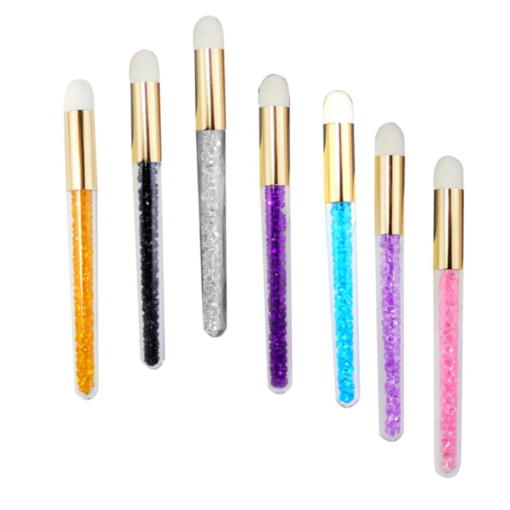 Beatifufu 7pcs Lash Cleansing Brush Pore Brush Facial Cleaning Tool Soft Dense Bristles for Deep Cleansing