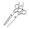 Angoily 1set Stainless Steel Hairdressing Scissors Professional Barber Shears for Hair Cutting and Thinning Grooming Tools for Salon and Home Use view 3