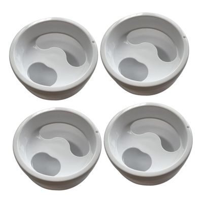 Beatifufu Professional Nail Art Soaking Bowl Kit 4pcs Manicure Hand Soaking Bowl Random Color
