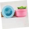 Beatifufu Professional Nail Art Soaking Bowl Kit 4pcs Manicure Hand Soaking Bowl Random Color view 4
