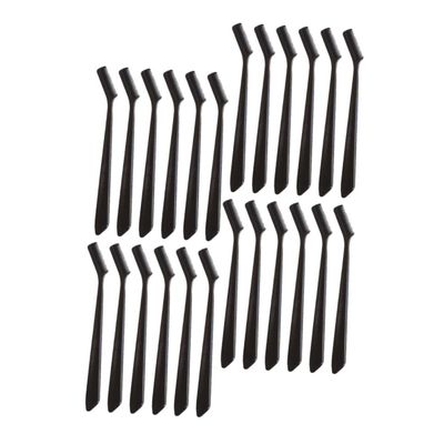 Angoily 30pcs Portable Eyelash Combs Eyebrow Brushes Multi-function Makeup Tools for Neat Grooming Random Colors for Home Use and Gift Giving