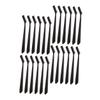 Angoily 30pcs Portable Eyelash Combs Eyebrow Brushes Multi-function Makeup Tools for Neat Grooming Random Colors for Home Use and Gift Giving view 1