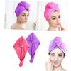Angoily Hair Turban Wrap Ultra Lightweight Hair Drying Towel Buckle for Long Hair Home Gym Travel view 1