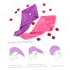 Angoily Hair Turban Wrap Ultra Lightweight Hair Drying Towel Buckle for Long Hair Home Gym Travel view 4